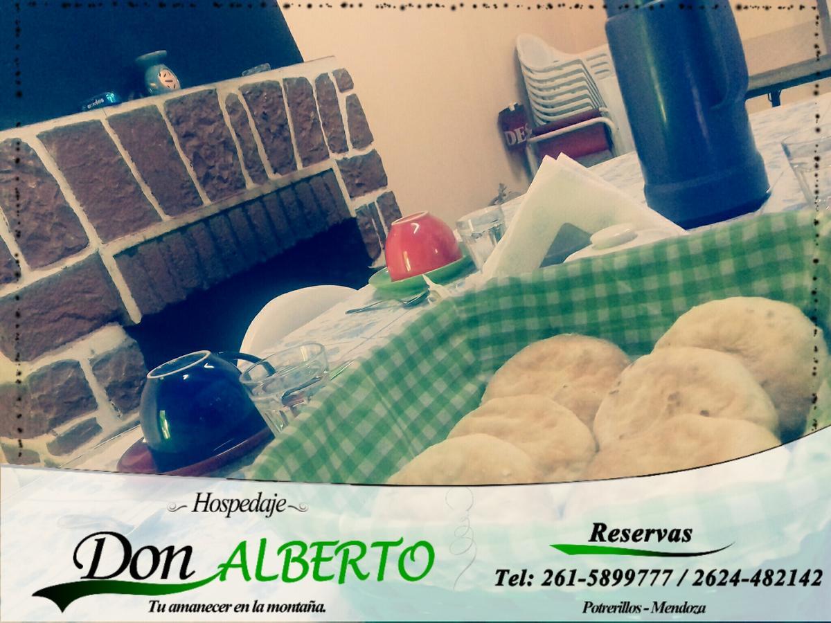 Hospedaje Don Alberto Hotel Potrerillos Bagian luar foto